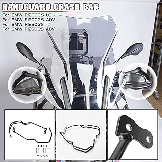 Lorababer Motorrad R 1200GS R 1250GS Lenker Handschutz Absturzsicherung Halterung Stoßstangenrahmen Crash Bar Griff für B-...