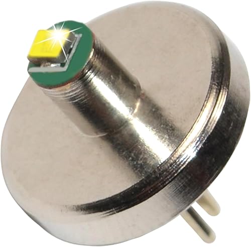 Miniatura 9 de HQRP Paquete de 2 bombillas LED mejoradas de 3 W 60 lúmenes, módulo LED bi-pin compatible con mini Mag-Lite y luz solitaria LM2A001 de repuesto