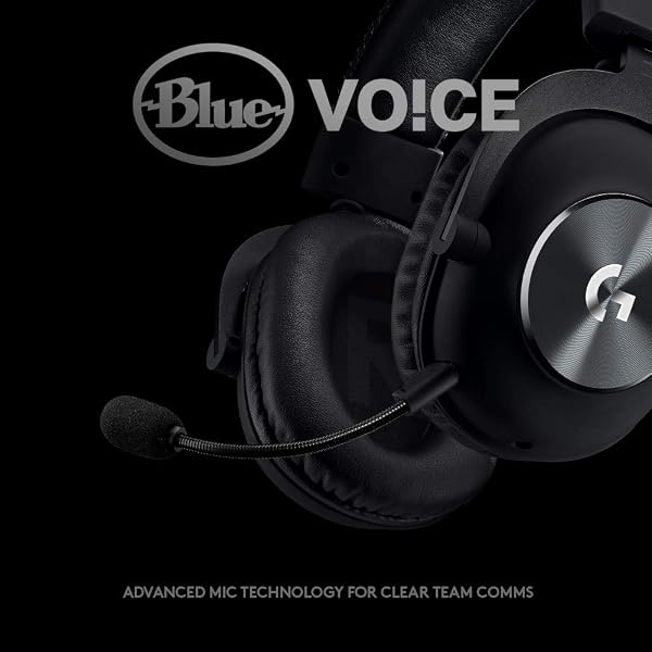 Logitech G PRO X Gaming-Headset, Corded, Over-Ear Headphones with Blue VO!CE Mic, DTS Headphone:X 7.1, 50mm PRO-G Drivers, 7.1 Surround Sound for Gaming, PC/PS/Xbox/Nintendo Switch - Black - 1