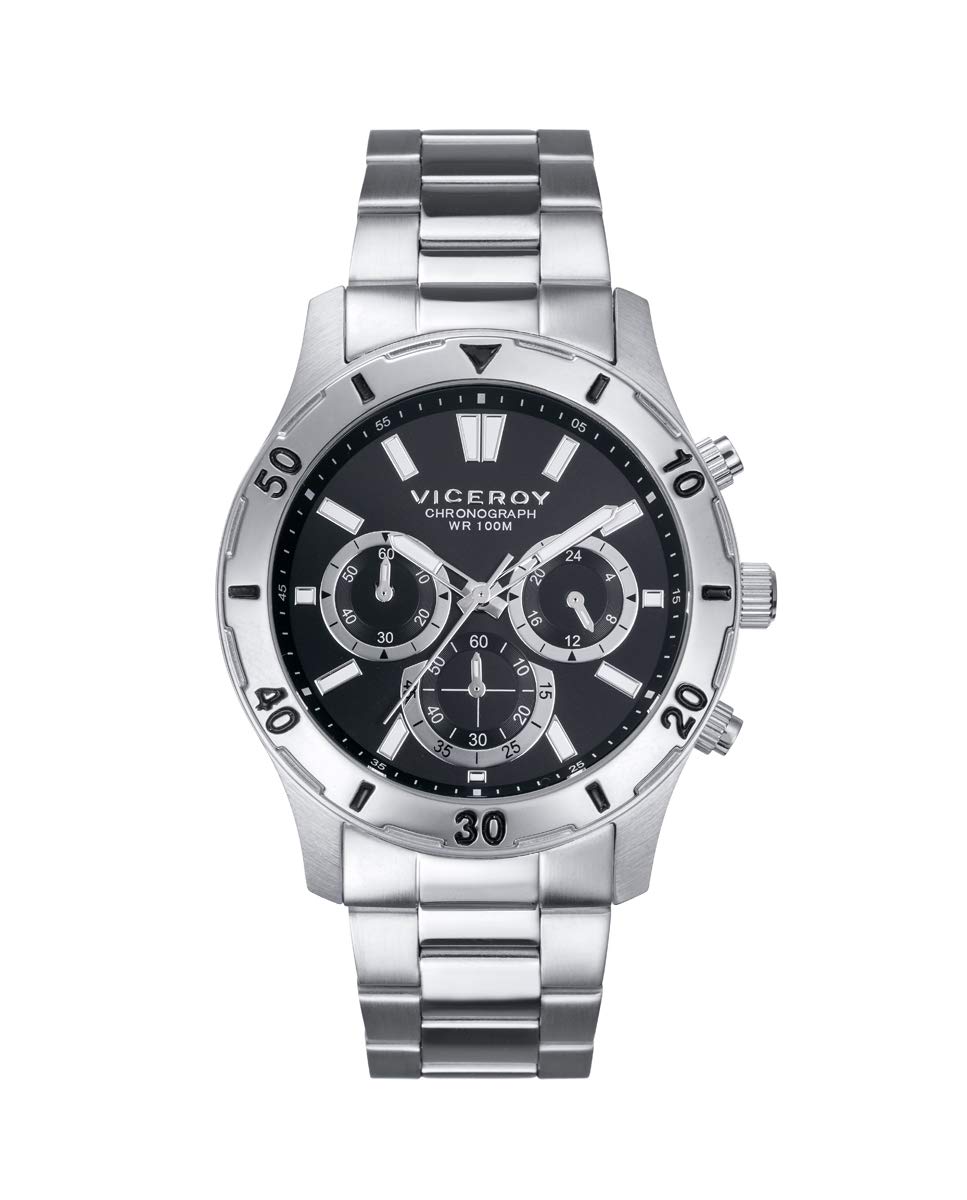 ViceroyChrono Steel Bracelet Watch Sr Va - 401135-57