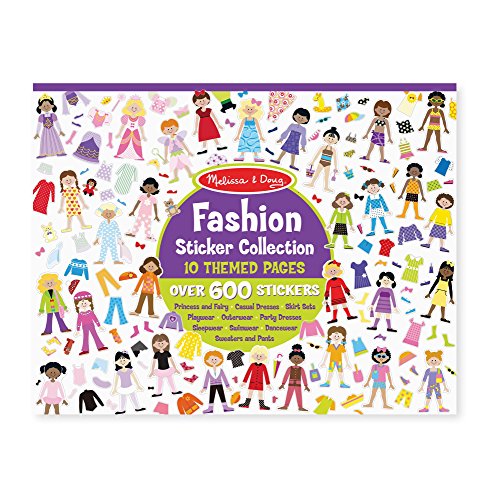 Melissa & Doug Sticker Collection Book - Fashion (600+ Stickers)