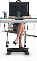 Vista 2 de Mount-It! Under Desk Footrest, Adjustable Foot Rest Under Desk with 3 Tilt Positions, Large Non Slip Office Foot Rest with Massaging Surface