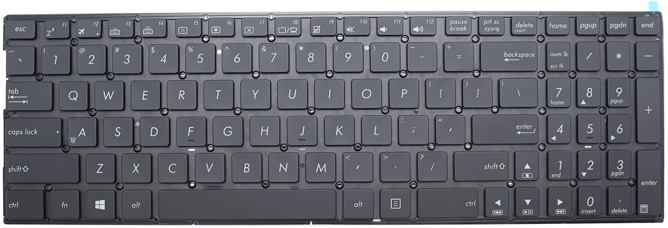 Generic New Keyboard for Asus Q503UA Q534U Q551L Q551LB Q551LK Q551LN Q534UX Q552 Q552U Q552UB Q553U Q524U Q524UQ Q553UB US Backlit