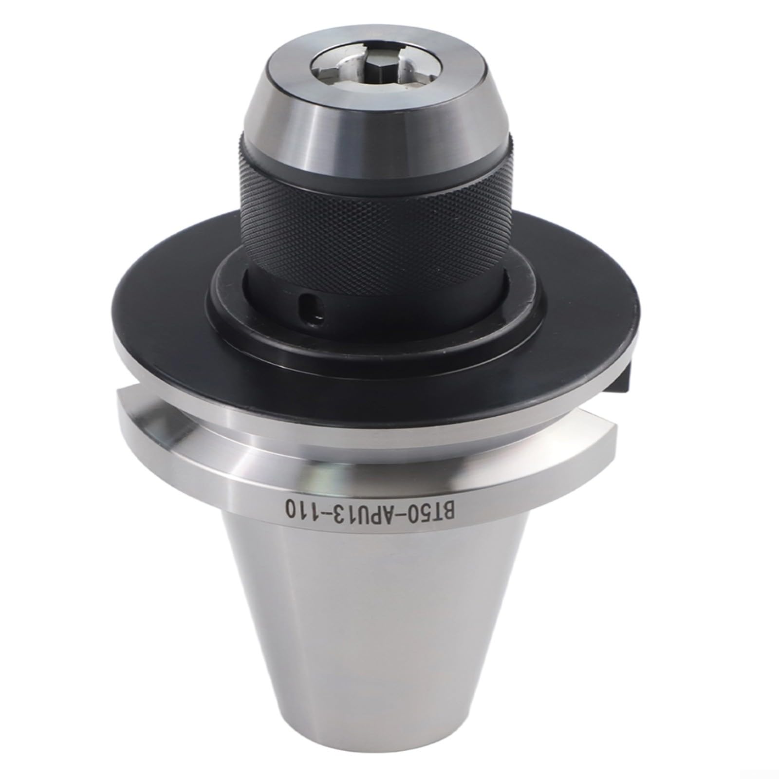 BT50-APU13-110 Mandrino autoserrante integrato per lavorazione CNC, portautensili indurito a 3 ganasce con precisione di 0,15 mm