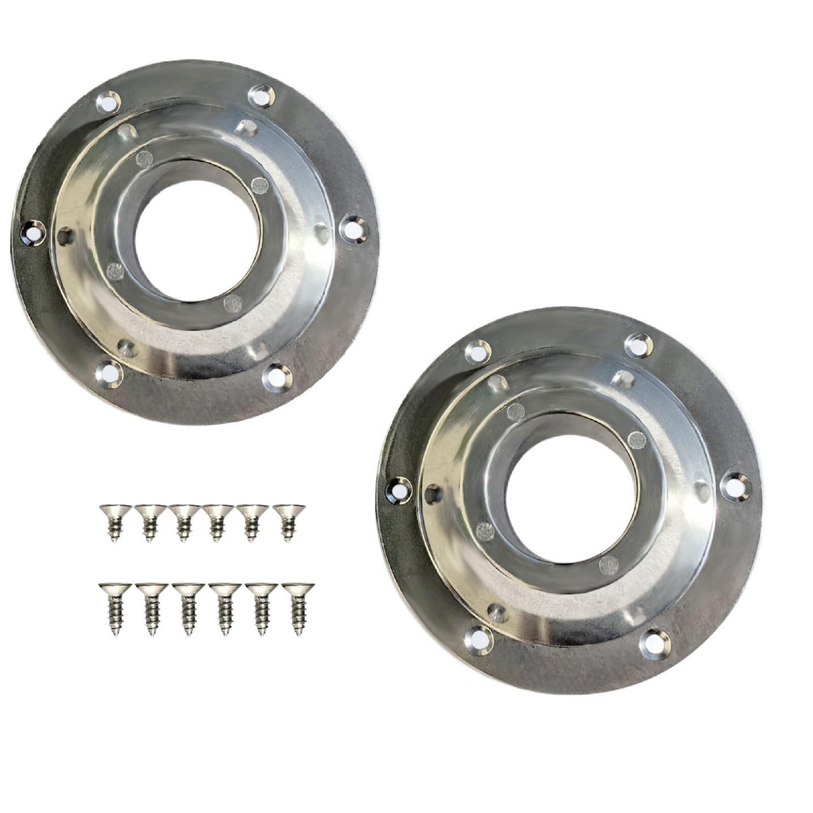 Snapklik.com : Schumaho Standard RV Table Base (2 PACK, Silver) Aluminum