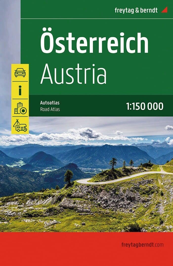 Austria Road Atlas 1:150,000