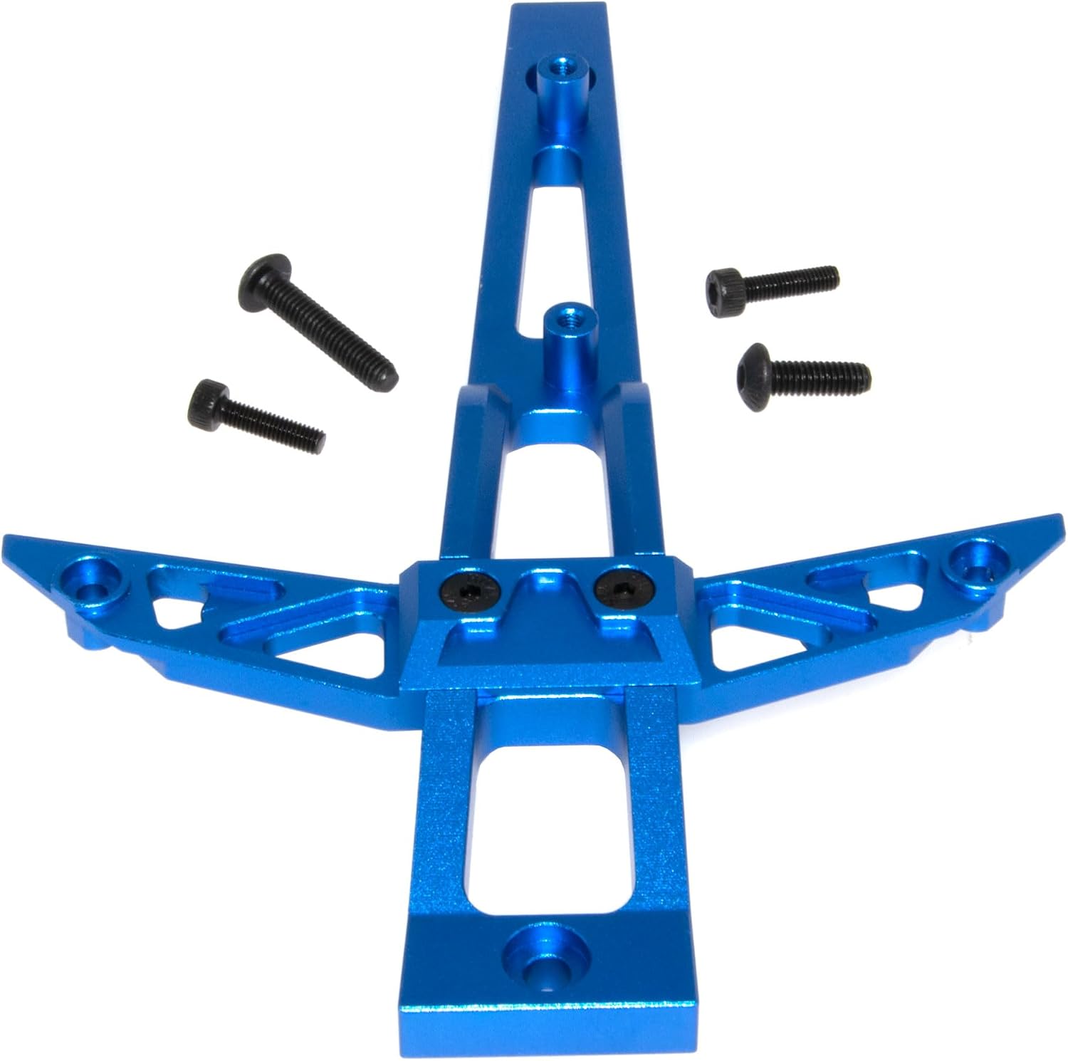 Front Chassis Brace Compatible with 1/10 Traxxas Maxx 89076-4 4WD Upgrade & 1/8 6S Maxx 102076-4 Aluminum Alloy Part Replace 8921(Dark Blue)