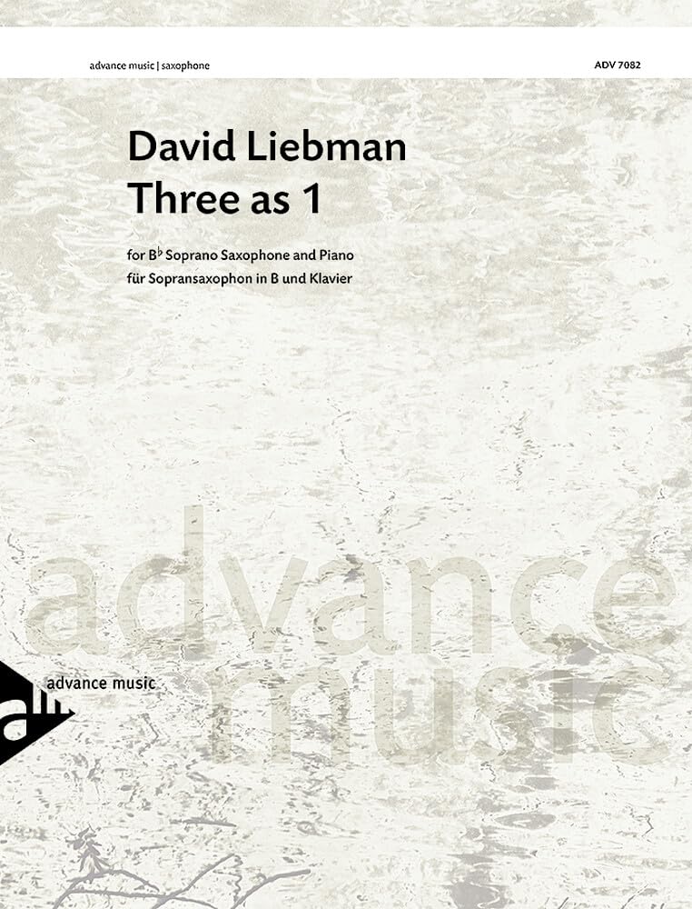Sonata in three movements partition récital saxophone soprano piano