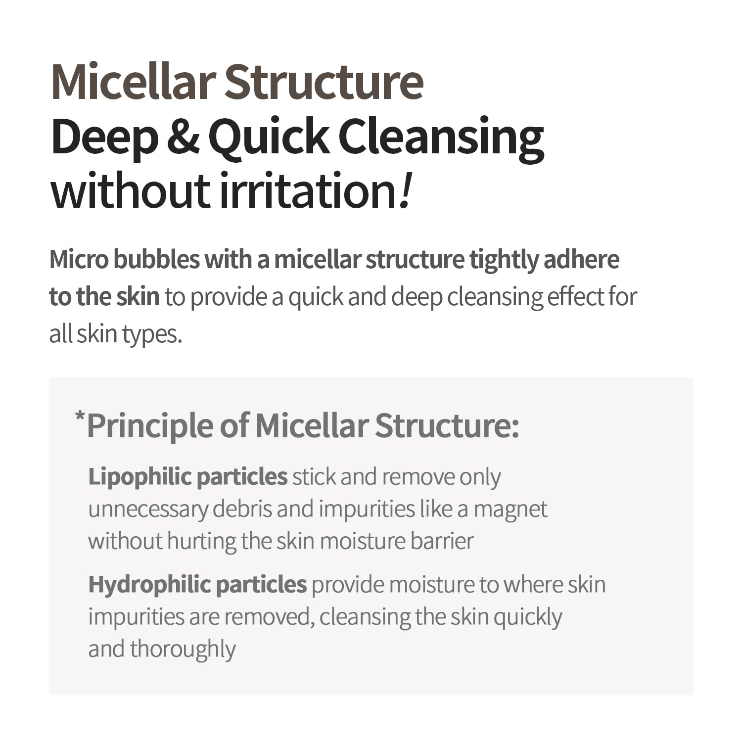 COSNORI Micro Active Cleansing Foam – Vegan, Non-irritating, Korean Facial Cleanser, Skin soothing, 7 Plant Extracts Daily Face Wash, 5.07 fl oz - Image 5