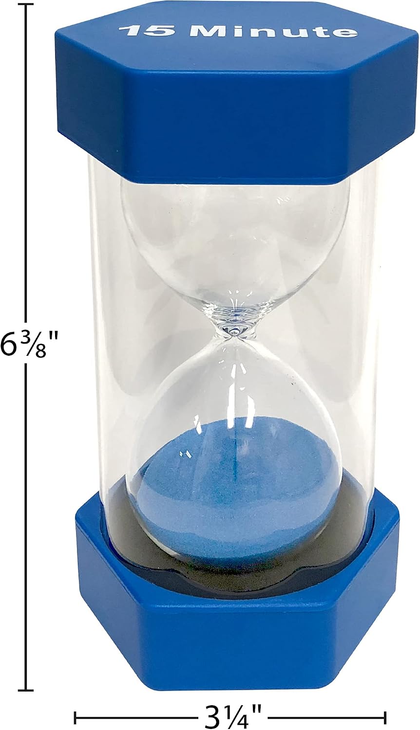 Teacher Created Resources 15 Minute Sand Timer - Large (TCR20886) image 3