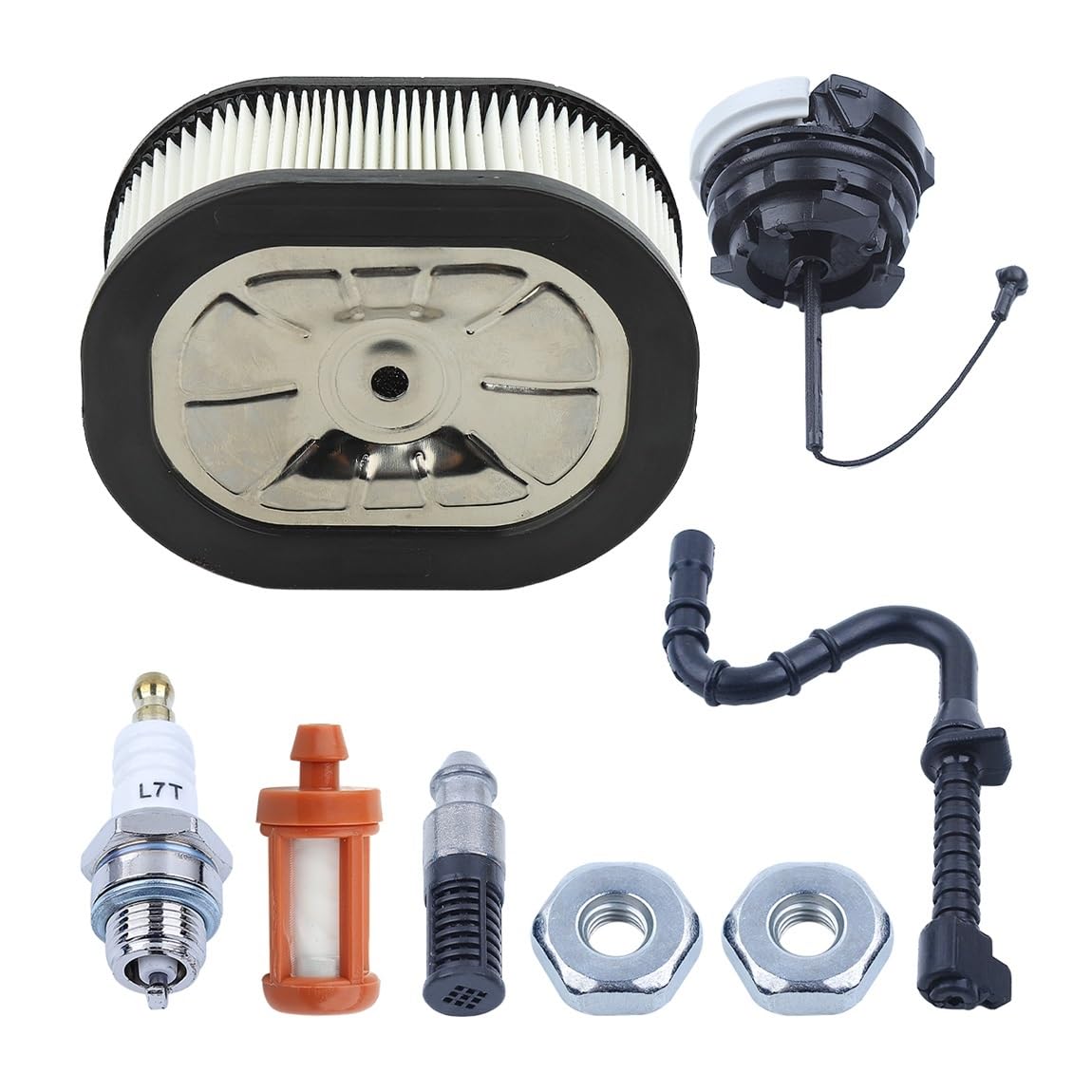 Ajuste del Filtro de Aire for Motosierra MS441, MS461, MS 441, 461 (0000 120 1654), Filtro de Aire, Tapa de Combustible, Filtro de Combustible