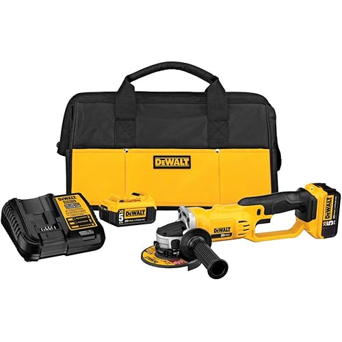 DEWALT 20V MAX* Angle Grinder Tool Kit, 4-1/2-Inch (DCG412P2)