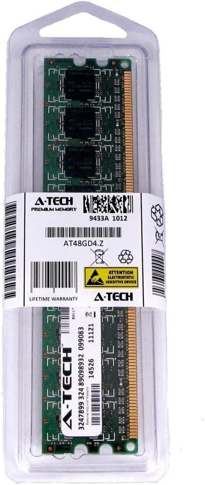A-Tech 2GB Stick for HP Compaq DC Series Desktop dc5750 dc7800 Convertible Minitower Small Form Factor dc7900. DIMM DDR2 Non-ECC PC2-5300 667MHz RAM Memory. Genuine Brand