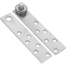 Heavy Duty Stainless Steel Invisible Door Pivot Hinges for Hidden Doors with 360 Degree Rotation and Concealed Upper and Lower Frame Structure