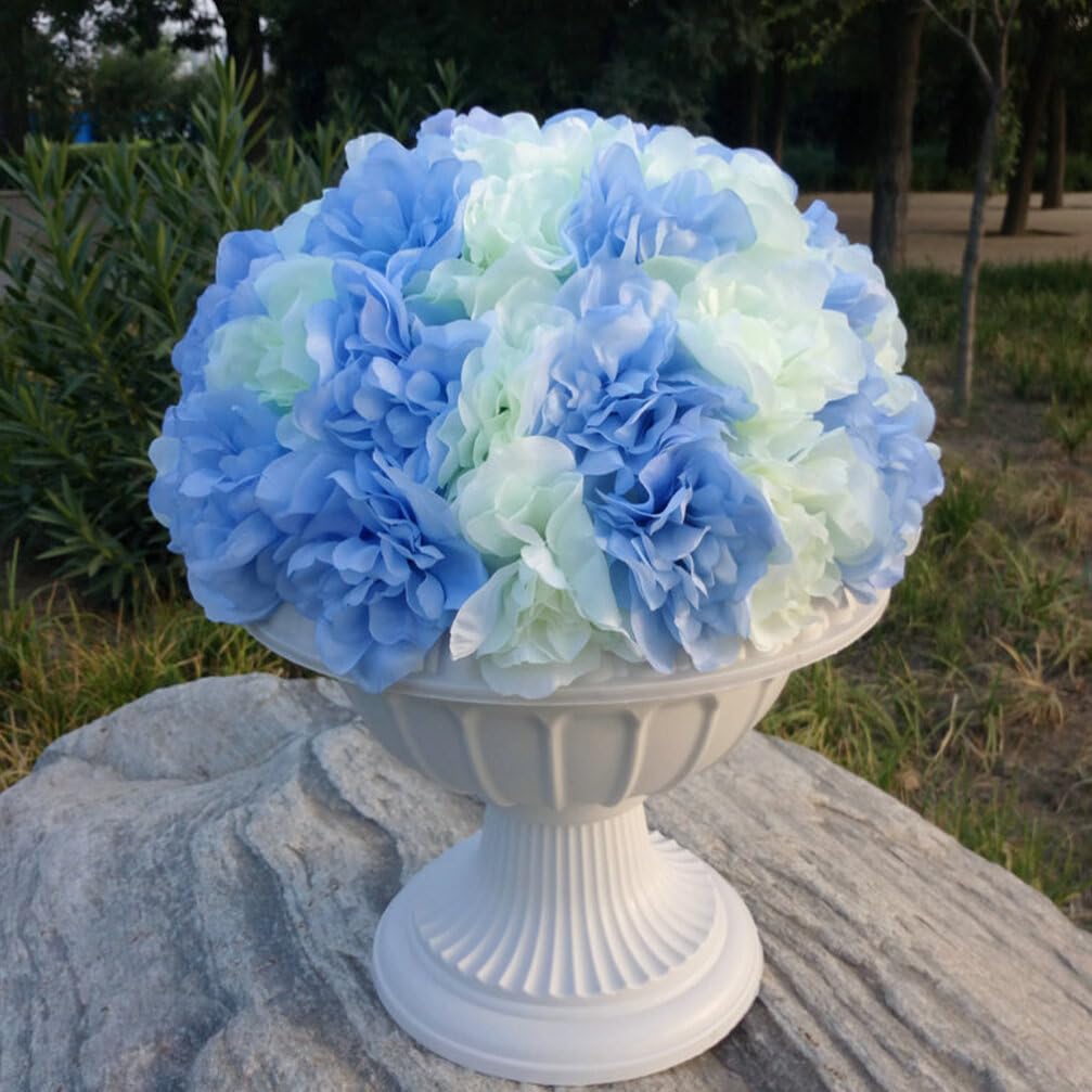 2Pcs En Plastique Fleur De Mariage Pièce Maîtresse De Mariage Vase Vase