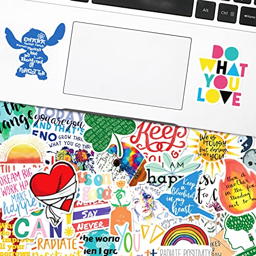 100Pcs Inspirational Stickers Motivational Vinyl Stickers,Suitable For Teenagers And Adults ,Colleagues Family Gifts,For Water Bottles Laptop,Notebook,Skateboards, Bicycles (100Pcs Inspirational Stickers) #TOP3
