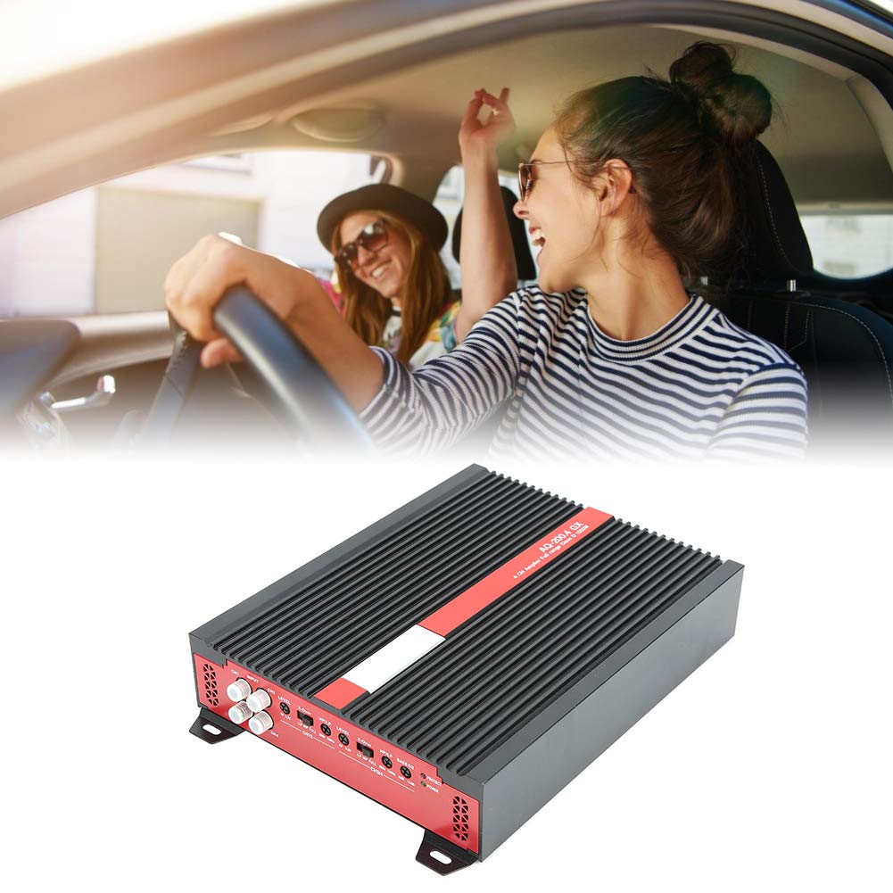 EMUKOEP Amplificatore Stereo per Auto Subwoofer Potente e Compatto AMP 480W×2 per gli Appassionati di Audio per Auto