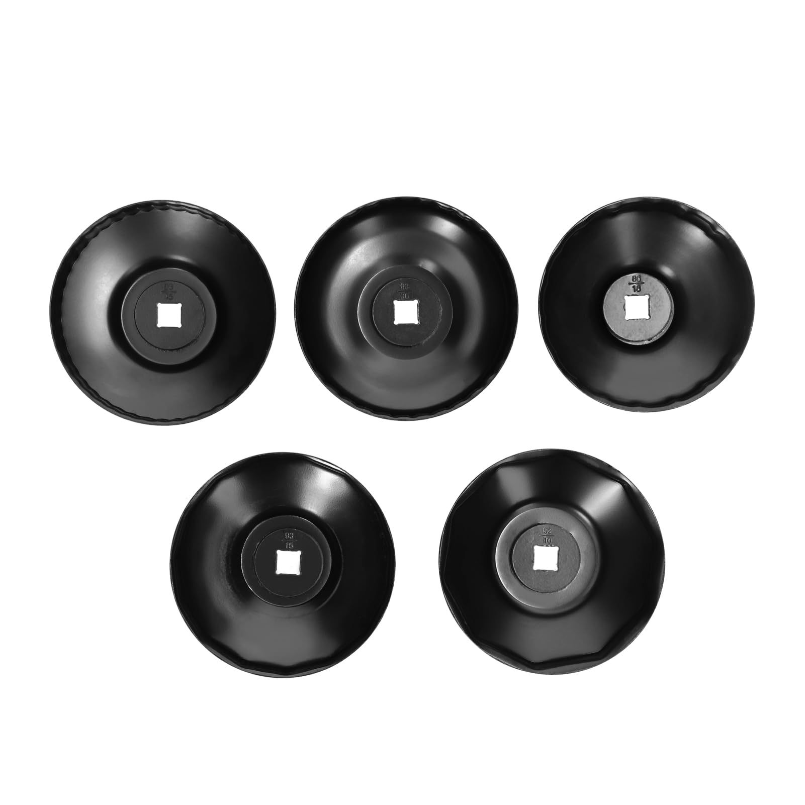 Lot de 30 clés à douille de retrait de filtre à huile 1/2" 12,5 mm - Kit d'outils de retrait de filtre à carburant de voiture - Accessoires d'entretien et de réparation de voiture
