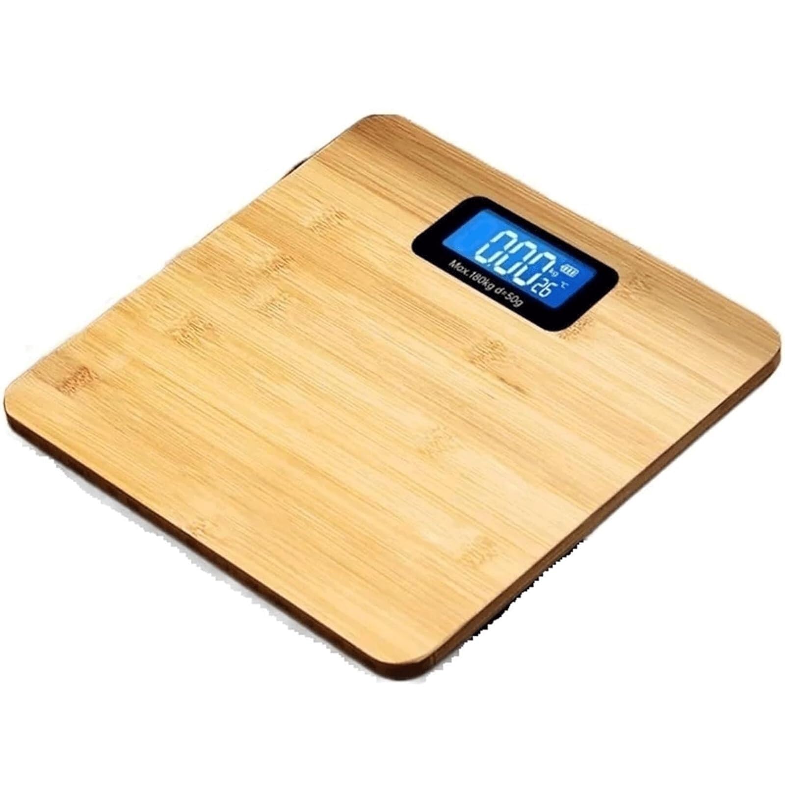 BáScula De BañO Báscula De Baño Digital Corporal Peso Madera Grasa Multifuncional Uso En Interiores