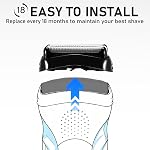 2Pack 32B Series 3 Electric Shaver Replacement Head Compatible with Braun S3 Foil & Cutter Razor Heads, Accessories for S3 3040s 3010s 3080s 3070cc 3000s 3050cc 3090cc 3020s 3030s Etc.