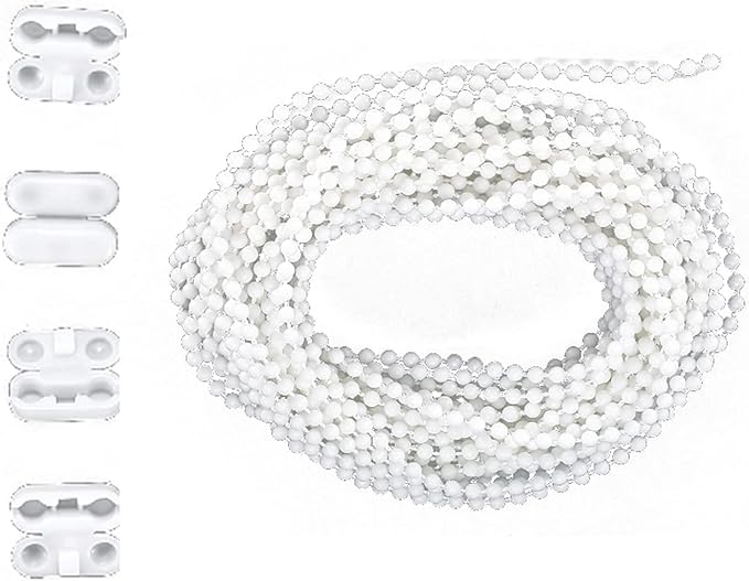 Plastic Roller Blind and Roman Shade Blind Beaded Chain Cord,Blind