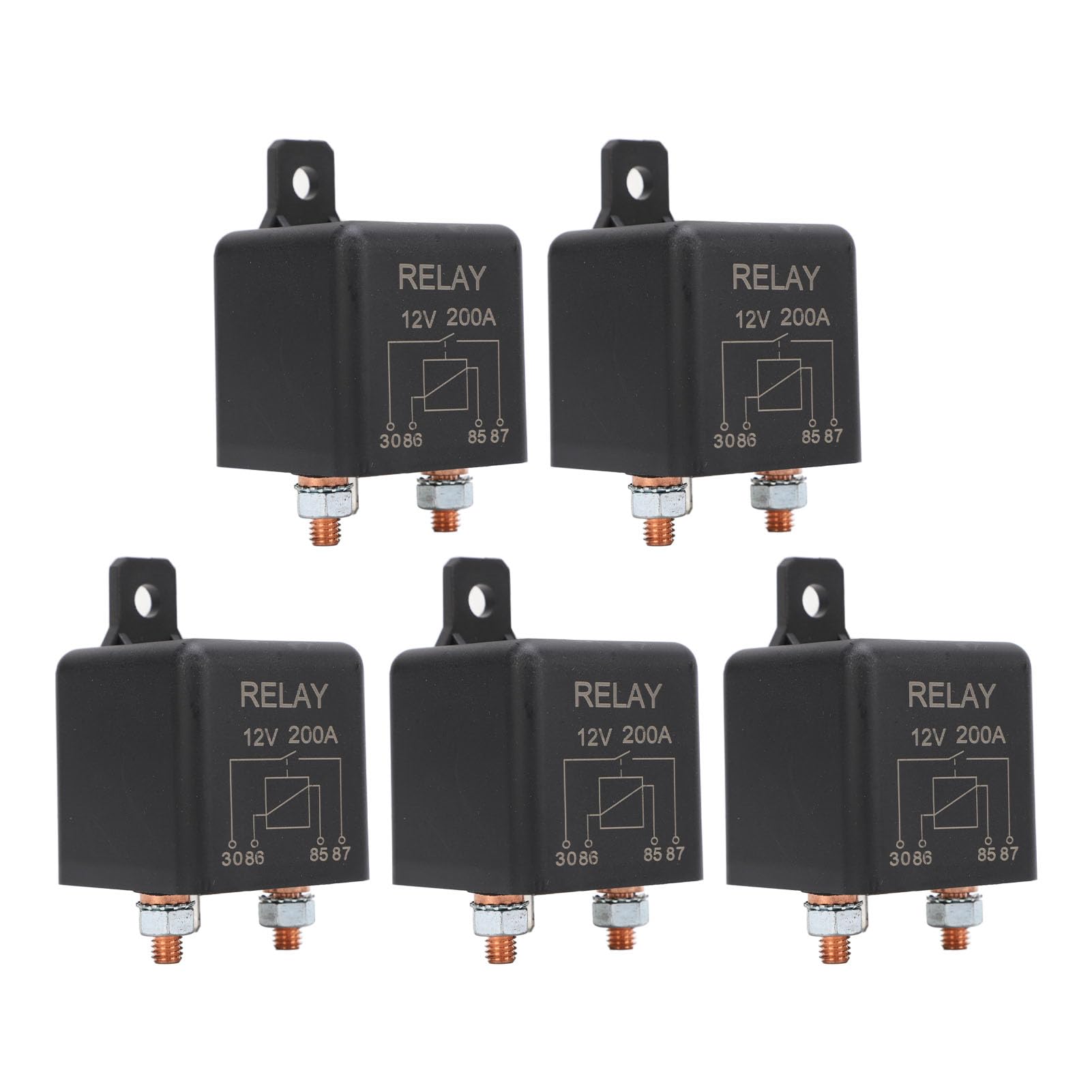 Przekaźnik dzielonego ładowania 12V 200A Heavy Duty 4-zaciskowy rozrusznik Przekaźnik włączający i wyłączający dla systemów obwodów samochodowych 12VDC