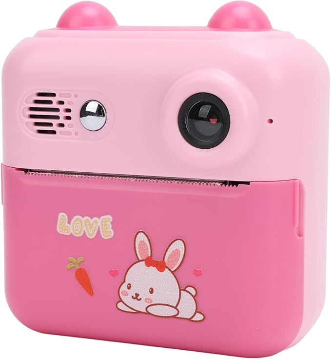Instant Print Camera for Kids, 50MP, 1080P, 16X Digital Zoom, Kids Camera, Instant Print with 2.4 Inch Screen, Digital Video Cameras for Toddlers, Girls and Boys