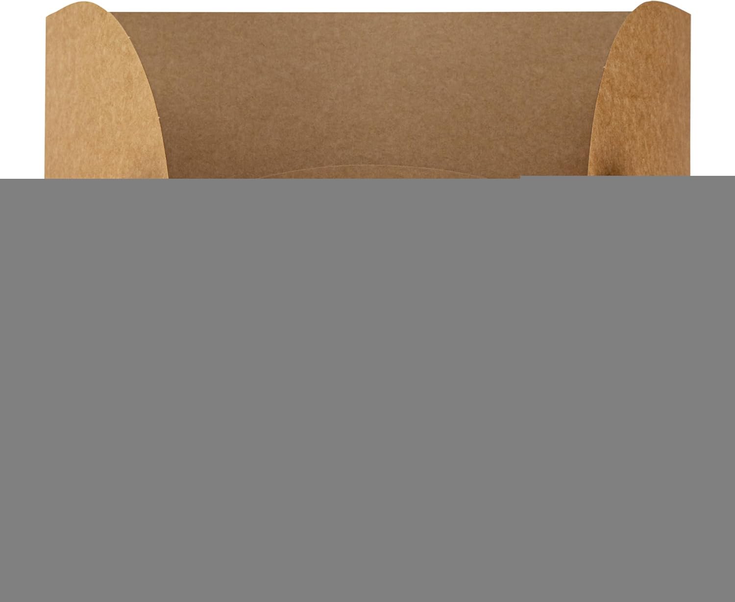 Restaurantware Bio Tek 10 x 7 x 8 Inch Gable Boxes For Party Favors, 100 Attractive Gift Boxes - Clear PET Window, Built-In Handle, Kraft Paper Gable Boxes, Greaseproof, For Parties
