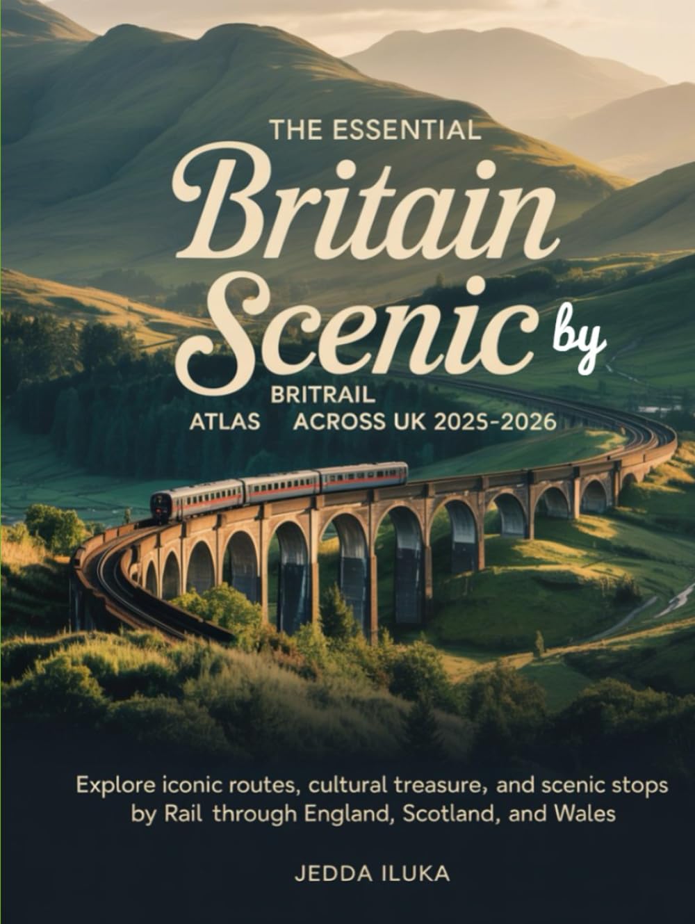 THE ESSENTIAL BRITAIN SCENIC BY BRITRAIL ATLAS ACROSS UK 2025-2026(COLORED): EXPLORE ICONIC ROUTES, CULTURAL TREASURES, AND SCENIC STOPS BY RAIL THROUGH ENGLAND, SCOTLAND, AND WALES