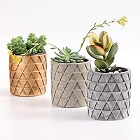 Vista 3 de Molde de maceta de silicona hecho a mano maceta que hace el molde para la decoración de la oficina