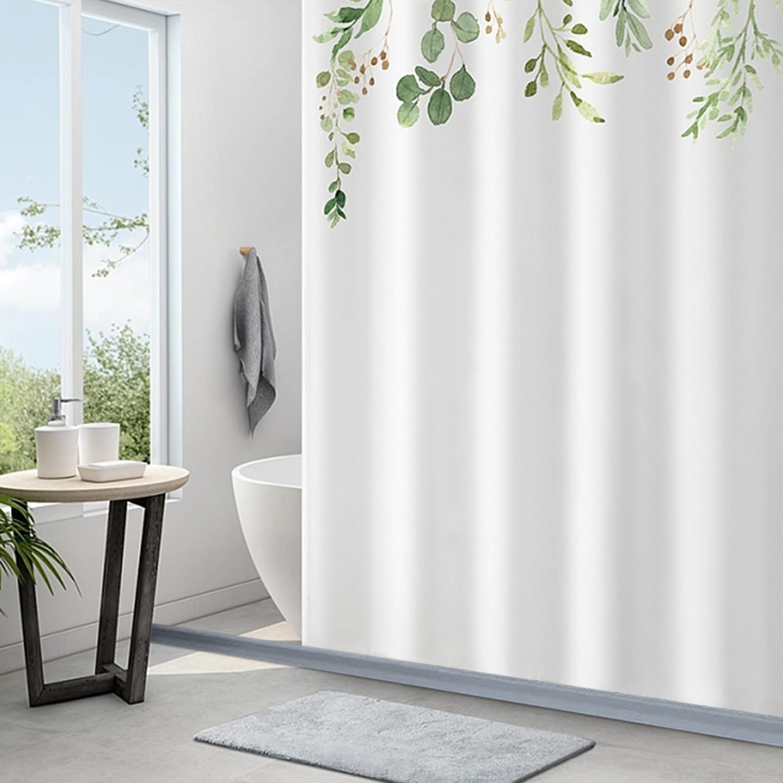 Junta de sellado de ducha impermeable, junta adhesiva de silicona gris para separación en húmedo y seco, junta de cocina y baño, 100 x 3 x 5 cm, junta de ducha para prevención de fugas