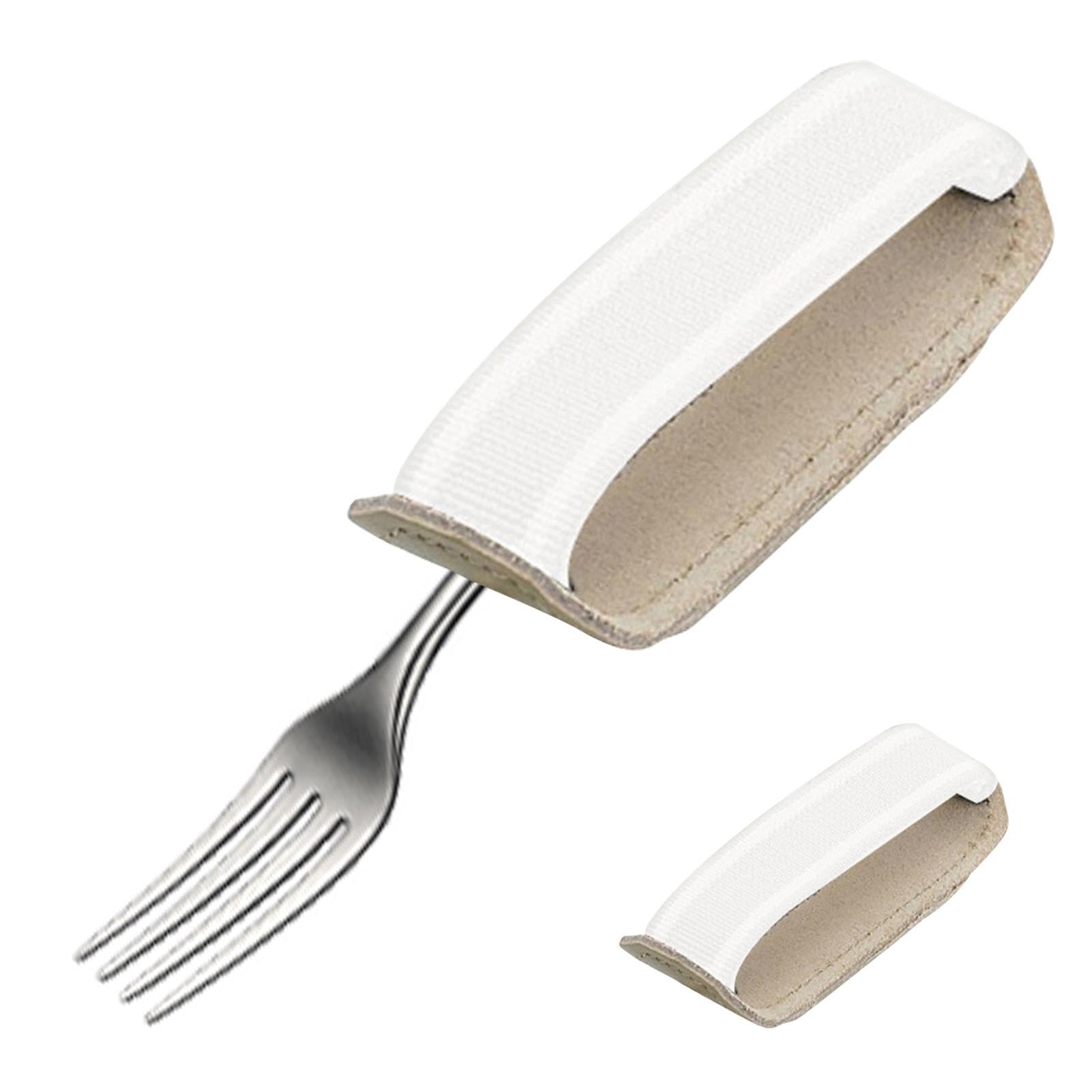Correas para puños para cubiertos, puños para utensilios | Puño elástico para sujetar cubiertos,Manguito de ayuda para comer portátil, ayuda para escribir, cubiertos, agarre fácil para personas mayore