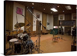 ART.COM Stretched Canvas Print FAME Recording Studios, Muscle Shoals, Alabama, 36" x 24"