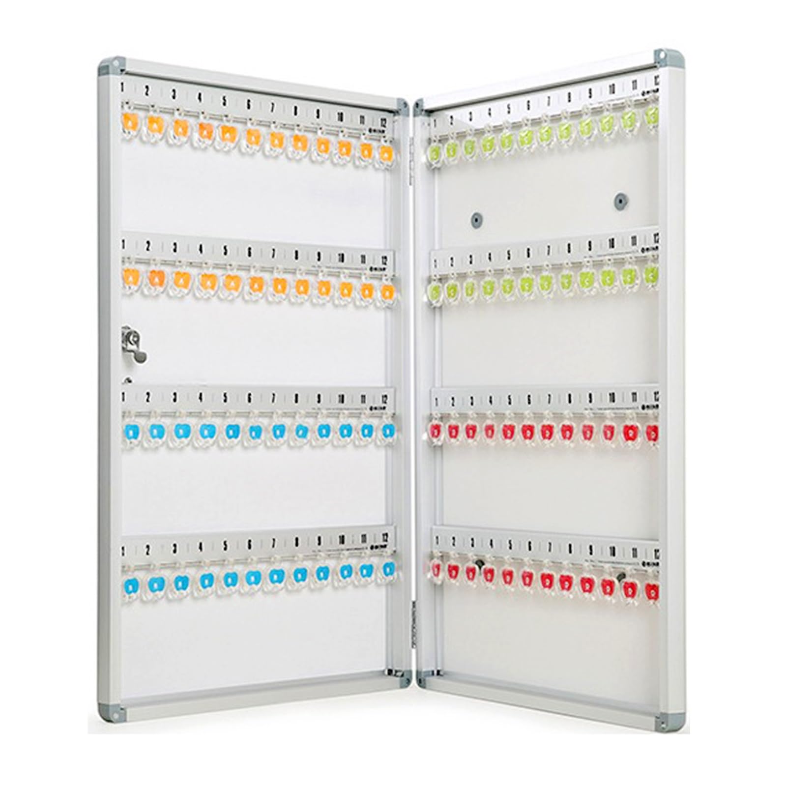 BHGFYXBS Heavy Du Aluminum Alloy Key Sto Cabinet With Lock Secure Key Box Includes Markable Keychains Key Safe Solut
