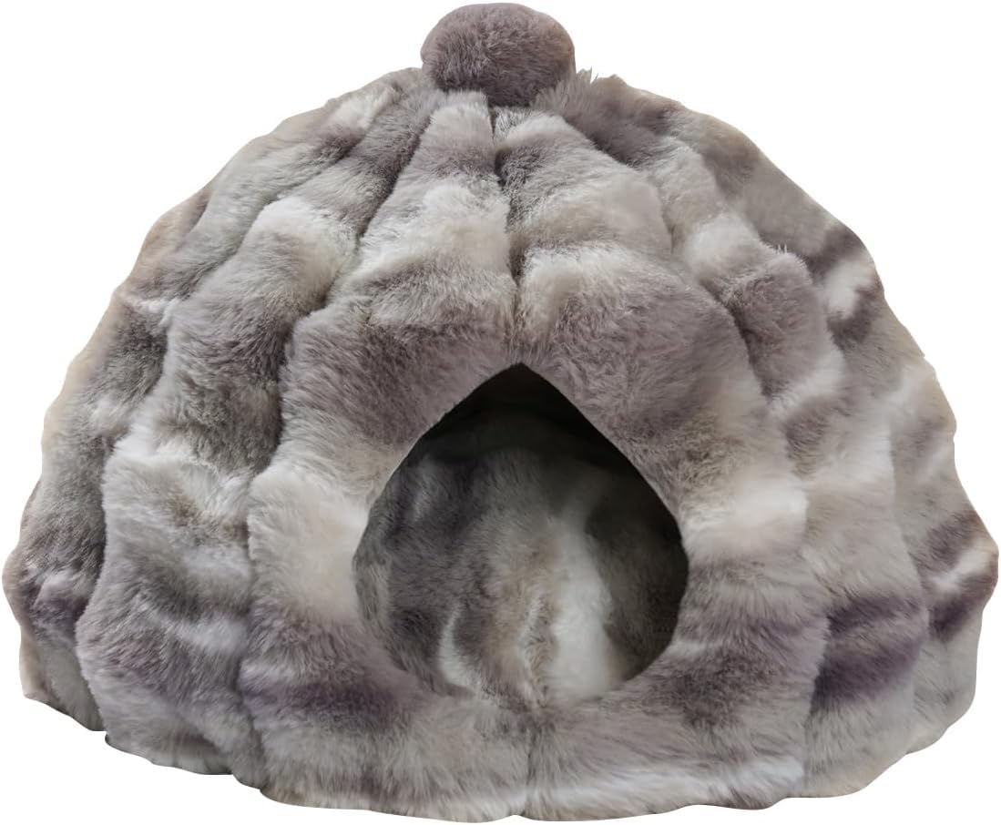 Lit-grotte pour chat maison pour chien intérieur et tente animaux de compagnie