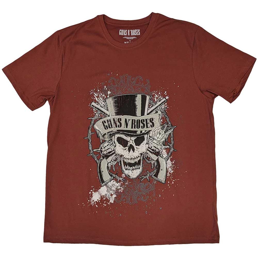 Rock Off officially licensed products Guns N' Roses Faded Skull T Shirt XXL