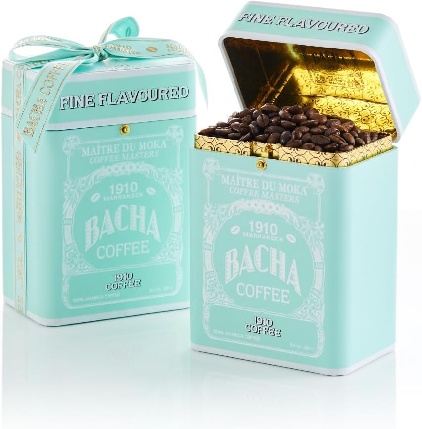 Bacha Coffee | 1910 Fine Flavoured, Whole Beans, Medium Roast, 100% Arabica Specialty Coffee, 250g Signature Nomad Collection, Gift Box