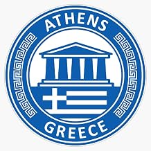 Athens, Greece Sticker Vinyl Decal Bumper Sticker 5"