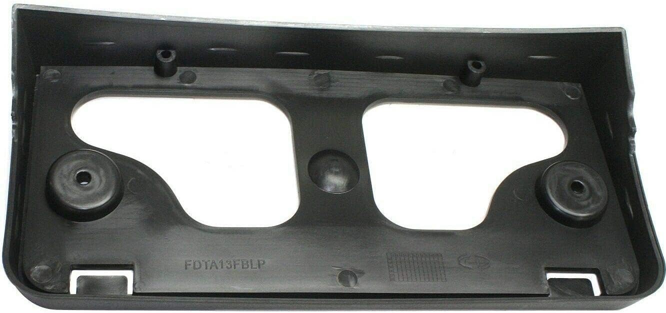 I-Match Auto Parts Front License Plate Frame Bracket Tag Holder Black Textured for 2013-2019 Ford Taurus, Taurus SHO, and Taurus Police Interceptor DG1Z17A385AA FO1068150