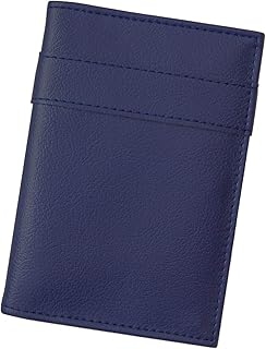 [TEES FACTORY] パスポートケース 通帳ケース enpas ネイビー パスポート ケース 大容量 合成皮革 日本製 PVC レザー