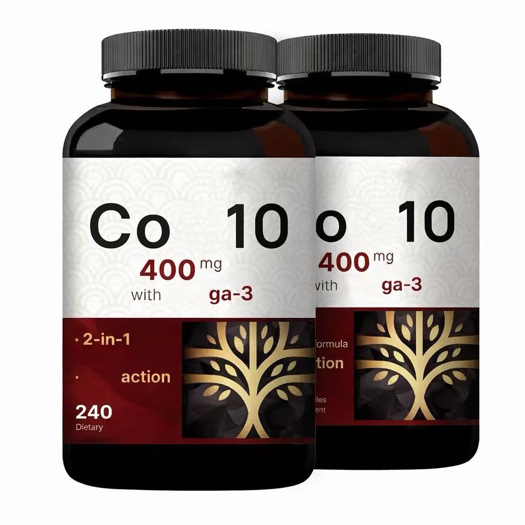 Q10, Q10 400mg, 240 Piezas | 2 botellas