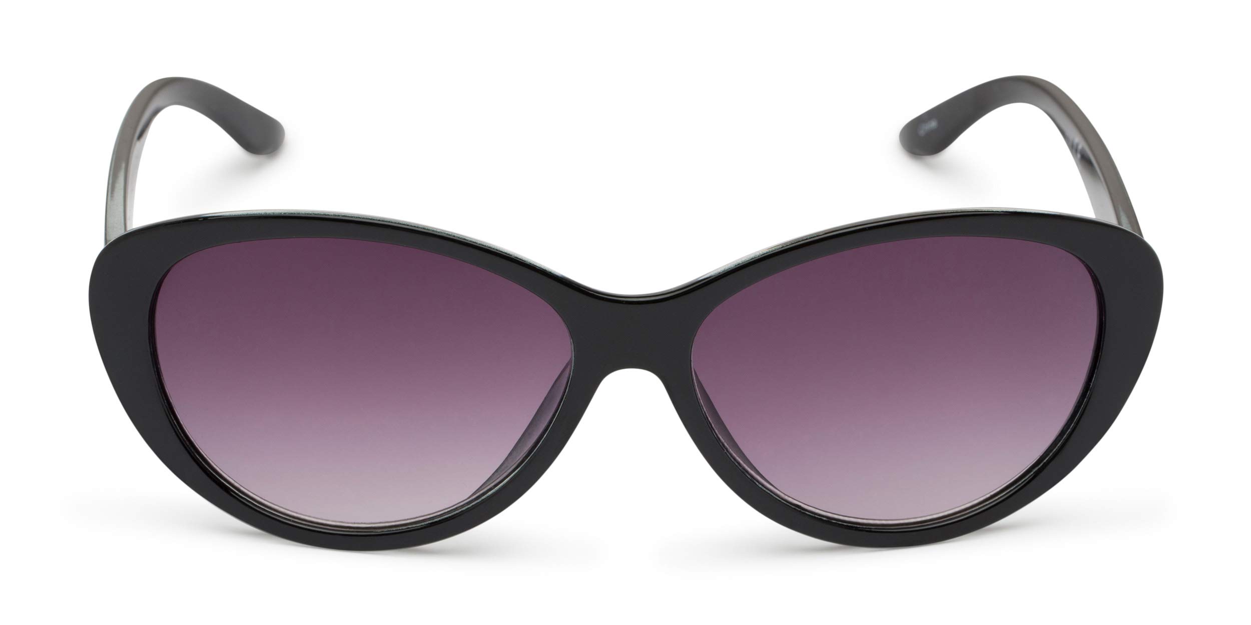 Cat Eye Reading Sunglasses in Black with Smoke Lenses by Readers.com | The Mary | +2.00