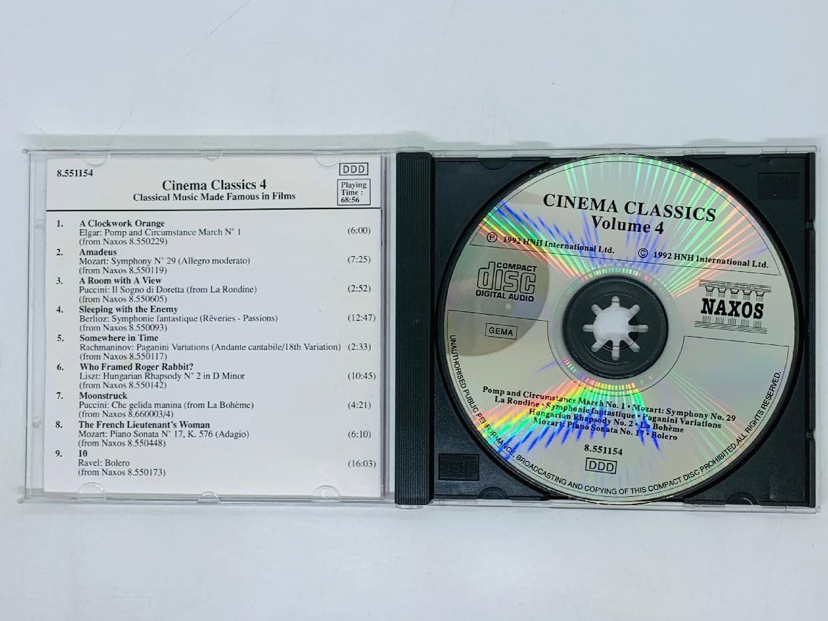 Amazon.co.jp: CD CINEMA CLASSICS 4 NAXOS/シネマ クラシック/A