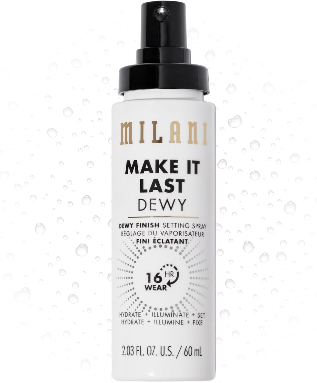 Milani Make It Dewy Setting Spray, 60Ml, Clear