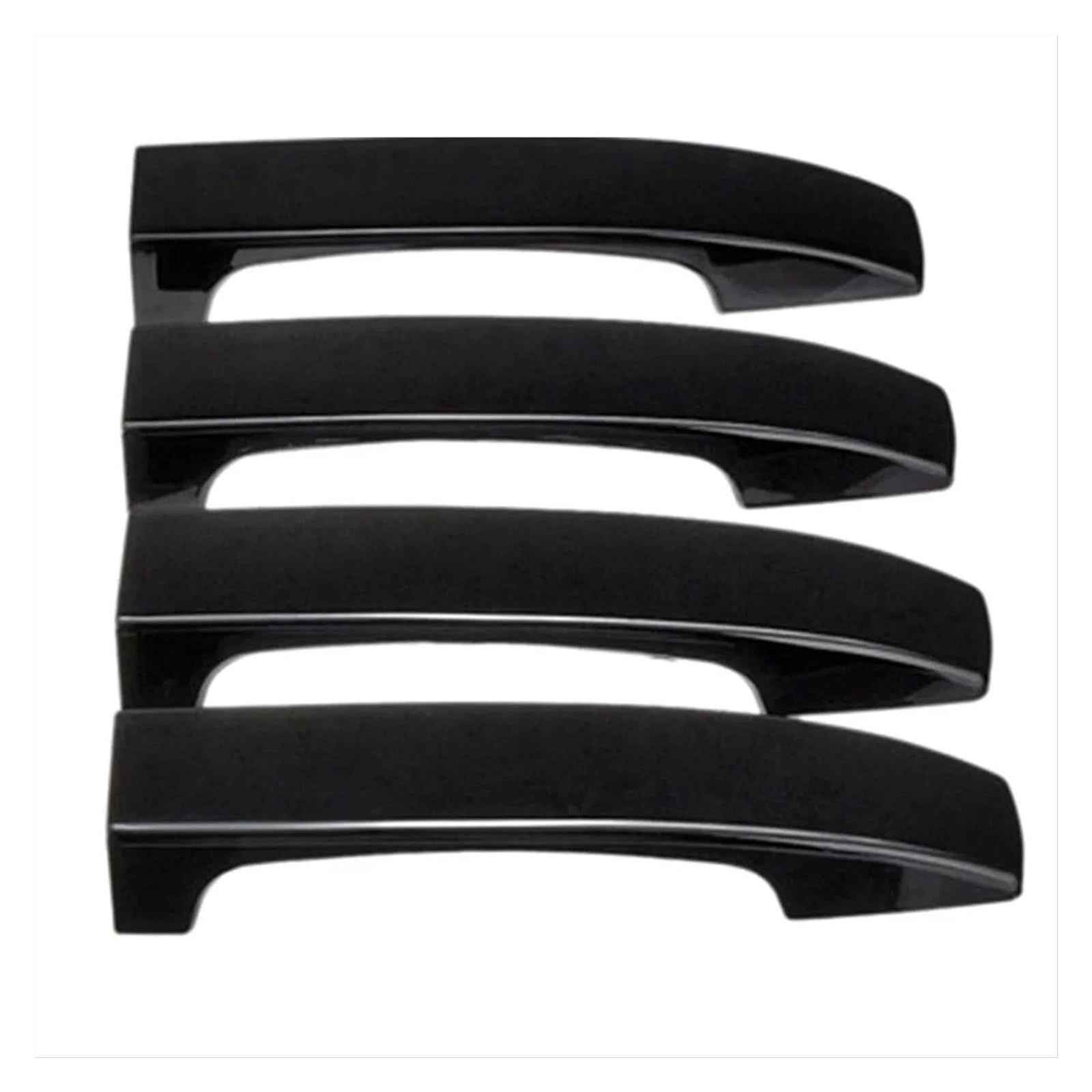 Sauanmnktp One Color Exterior Door Handle For Car For Land For Rover For Range L322 2002-2012 Bright Black Car Door Handle Covers Exterior Handles Trim