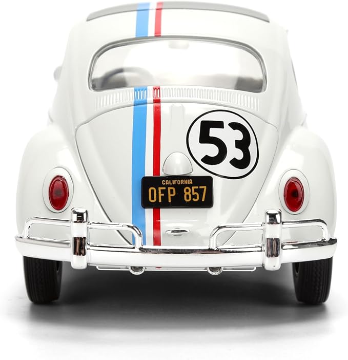 Juguete vehículo Herbie Volkswagen Beetle 1:24 die-cast miniatura 9