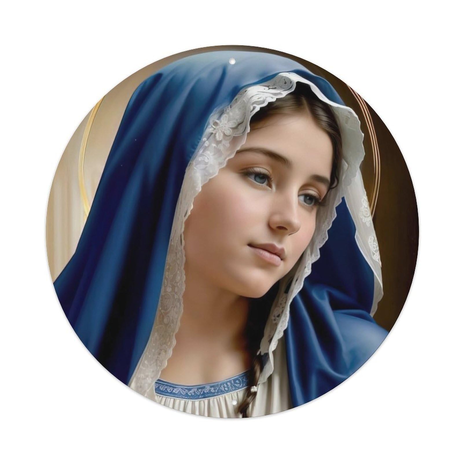 The Great Virgin Mary Religious Metal Tin Sign