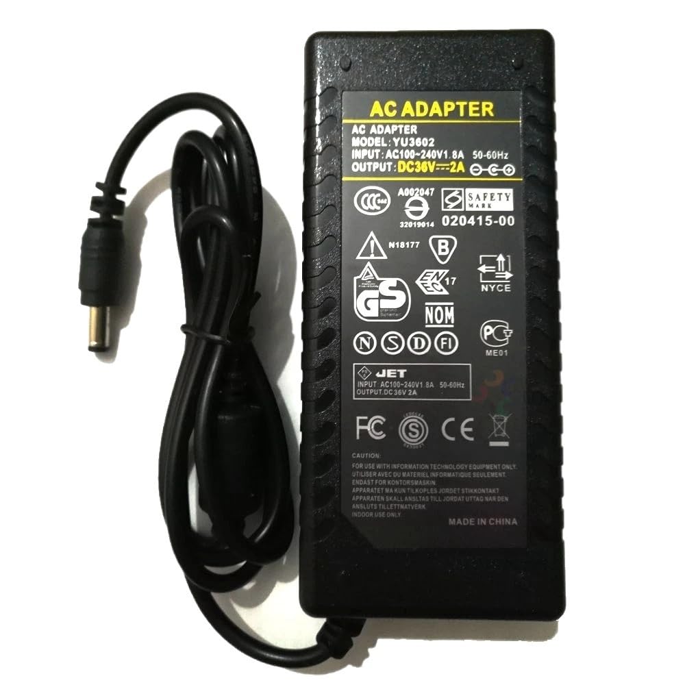 Tnnbnt No Ac Cable 5Pcs/Lot 36V 2A Dc 5.5 * 2.5/2.1Mm Adapter Charger For 5050 3528 For Led Light Cctv 36V2a 72W Switch Power Supply
