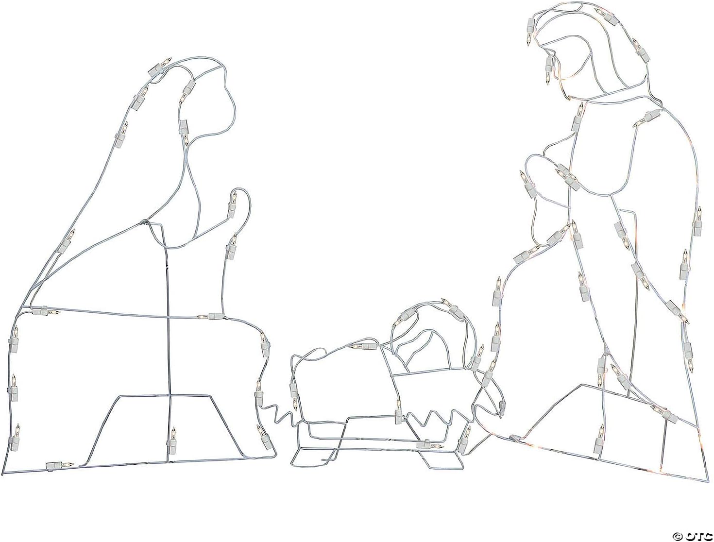 USP-Tradex 3-Piece Holy Family Nativity Scene Outdoor Christmas Decoration