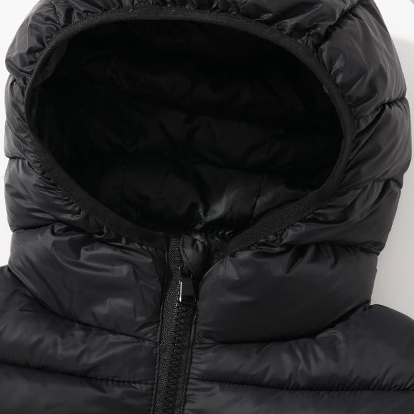 Niños Chaqueta de Pluma con Capucha,Abrigo de Invierno Ligeras Chaqueta Abrigo Acolchado de Plumón Abrigos de Invierno Gruesos para Niños Grandes Abrigo Pesado con Capucha 8-17 Años Plumiferos